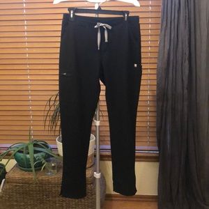 Figs, Black, Yola, P/S scrub pants